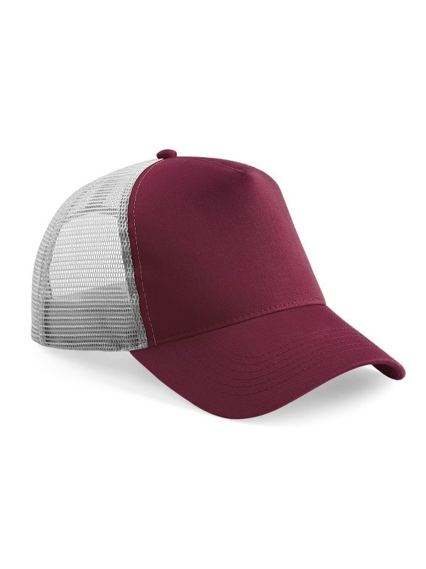 burgundy/light grey
